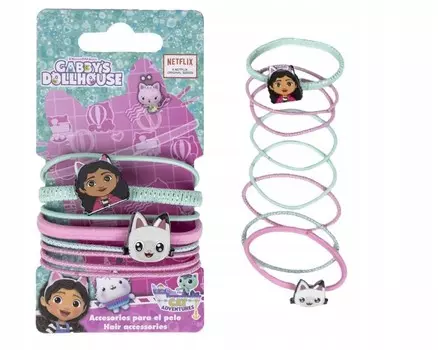 Cerda, Резинки для волос Gabi Cat House, 8 шт