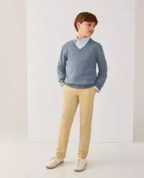 Церемониальный свитер для мальчиков с V-образным вырезом Coconut El Corte Ingls, синий