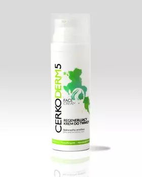 Церкодерм 5, регенерирующий крем для лица, 50 мл, Cerko