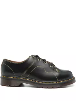 Церковные винтажные кожаные туфли Dr. Martens, черный