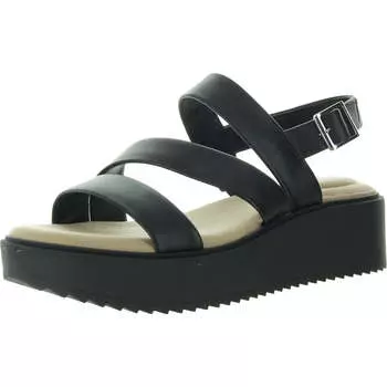 Cessey женские босоножки на танкетке и платформе Giani Bernini, цвет black smooth