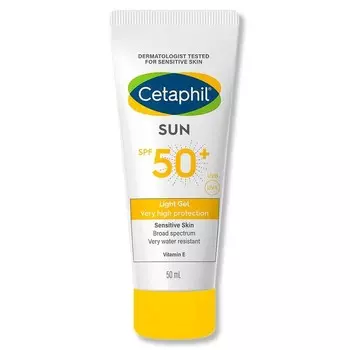 Cetaphil SunLightГель для ЛицаТелаSPF50+50мл, White , pale yellow