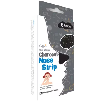 Cettua полоски для очистки носа с активированным углем, 6 шт/1 упаковка