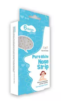 Cettua Pure White Nose Strip 6 полосок для очистки носа 6 шт.