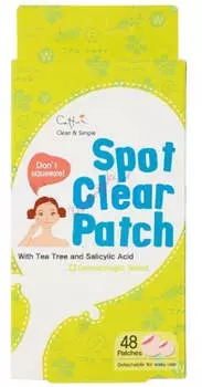 Cettua Spot Clear Patch 48 лейкопластырь от прыщей 48 шт.