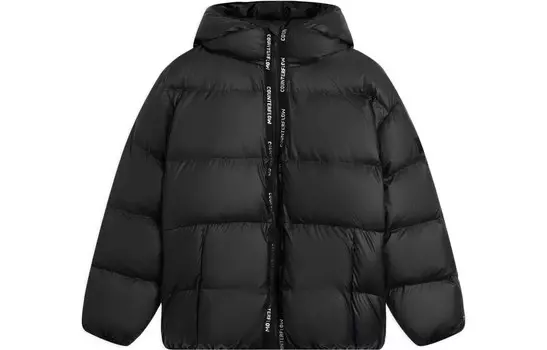 CF Пуховик унисекс черный Lining, черный