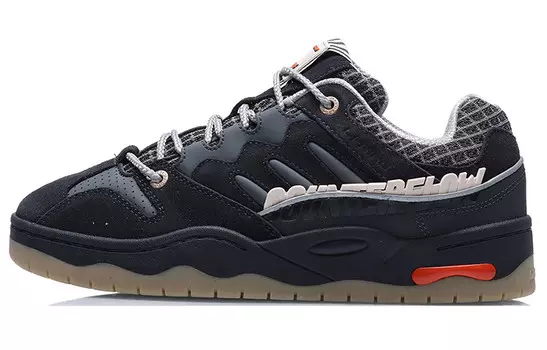 CF Скейтбординг Кроссовки Мужские Низкие Эбони Черный Lining