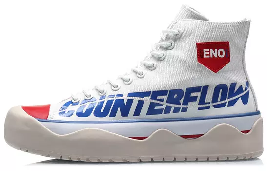 CF Скейтбординг Обувь Мужская Высокая Белая Lining