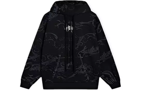 CF Толстовка унисекс черная Lining, черный