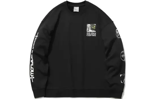CF Толстовка унисекс черная Lining, черный