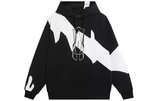 CF Толстовка унисекс черная Lining, черный
