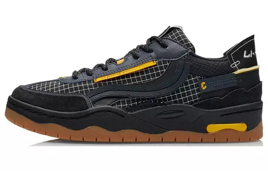 CF Tracing Скейтбординг Кроссовки Мужские Низкие Чернила Черные Lining