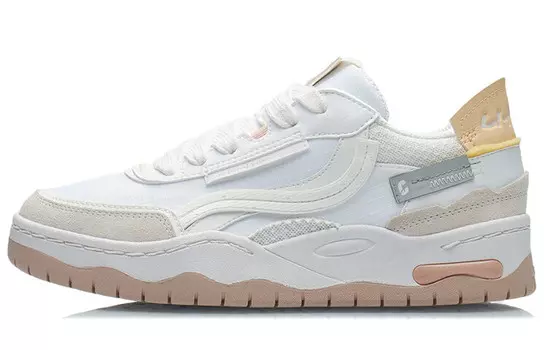 CF Tracing Скейтбординг Кроссовки женские низкие стандартные белые/облачно-белые Lining