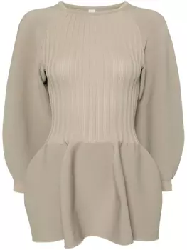 CFCL джемпер Pottery с баской, коричневый