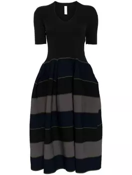 CFCL платье Pottery с воротником-стойкой, синий