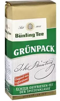 Чай Bnting Tee Grnpack Черный Оригинал из Восточной Фризии 500г