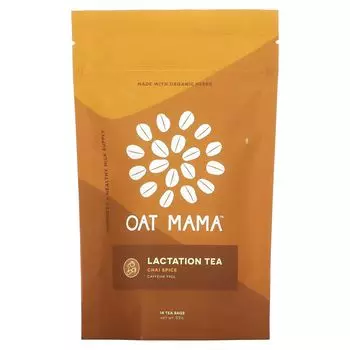 Чай для лактации, специи для чая, 14 чайных пакетиков, 32 г Oat Mama