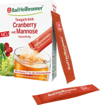 Чай фруктово-клюквенный с маннозой (10 шт.) 12 г. Bad Heilbrunner