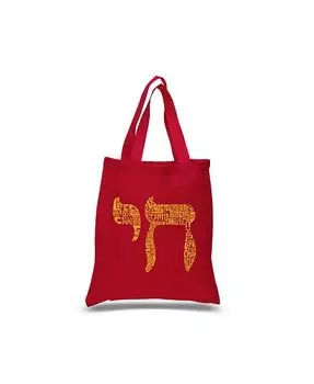 Чай — маленькая большая сумка Word Art La Pop Art, синий