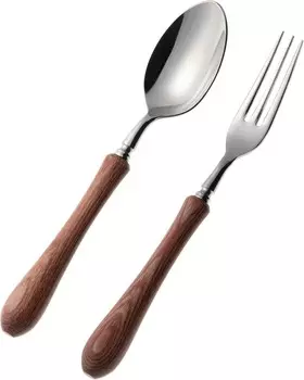 Чайная ложка Tsubamesanjo Boston, набор из 2 шт., нержавеющая сталь 18-8, ламинированное армированное дерево, сделано в Японии Nagao