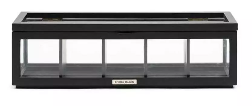 Чайница urban loft tea Rivira Maison, черный