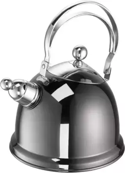 Чайник SCHULTE-UFER "Luna", нержавеющая сталь 18/10, (1 шт.), 16 см, 1,7 л, индукционный 1,7 л + 16 см, цвет anthrazit/edelstahlfarben