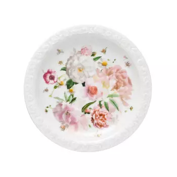 Чайное блюдце Maria Pink Rose 15 см Rosenthal, красочный