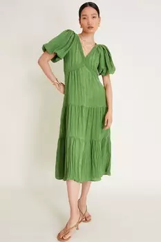 Чайное платье Лидия Monsoon, зеленый