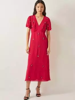 Чайное платье Monsoon, красный