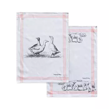 Чайное полотенце Happy Friday, 70x50 см, многоцветный