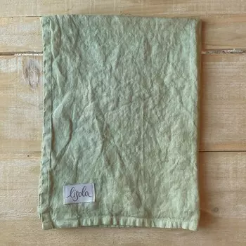 Чайное полотенце из чистого льна с эффектом потертости - Olona Lisola, цвет Mango