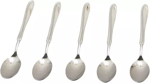 Чайные ложки Takagi 18-10 из нержавеющей стали, набор из 5 шт., производство Япония.