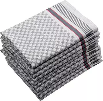 Чайные полотенца набор Zollner, серый