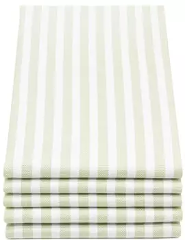 Чайные полотенца набор Zollner, светло-зеленый