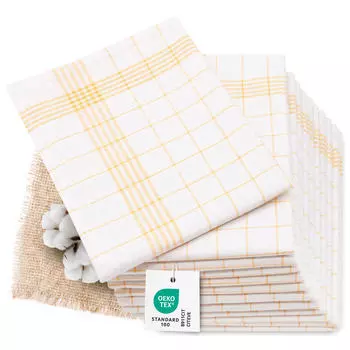 Чайные полотенца набор Zollner, желтый