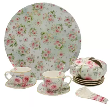 Чайный сервиз HOME ELEMENTS, белый