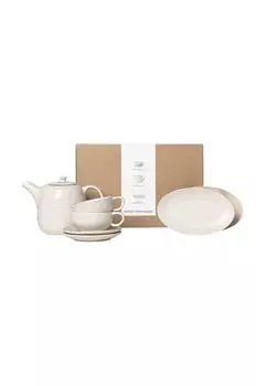 Чайный сервиз на двоих Nordic Vanilla Tea For Two Broste Copenhagen, белый