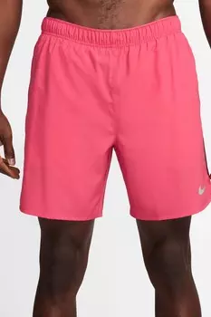 Challenger dri fit 7 дюймов шорты для бега 2 в 1 Nike, розовый