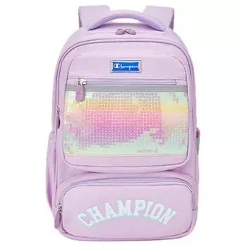 Champion Детский тканевый рюкзак, фиолетовый/розовый