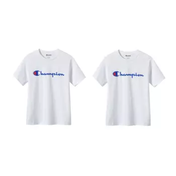 Champion Футболка унисекс, 2 шт., белые