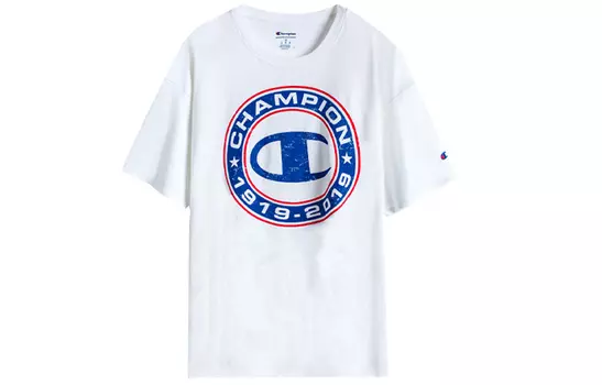 Champion Футболка унисекс белые