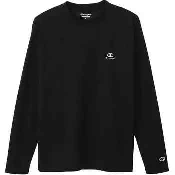 Champion Футболка унисекс, черная, осень-зима 24