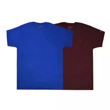 Champion Футболка унисекс королевский синий+бордовый