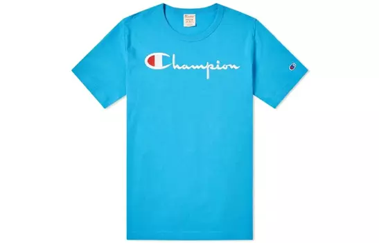 Champion Футболка унисекс синие