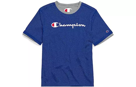 Champion Футболка унисекс, версия для США, королевский синий