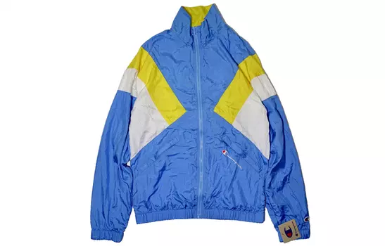 Champion Куртка, версия для США, унисекс, синий, желтая, белая