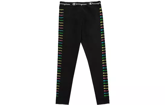 Champion Леггинсы женские черные