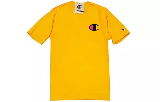 Champion Мужская футболка Hertage C, желтая