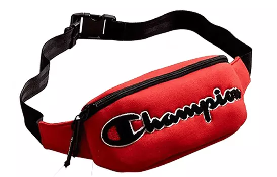Champion Поясная сумка из полиэстера унисекс, красная