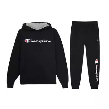 Champion Повседневная спортивная одежда унисекс, черная